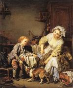 Jean Baptiste Greuze The Verwohnte child Spain oil painting artist